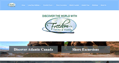 Desktop Screenshot of freedomtours.com