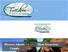 Tablet Screenshot of freedomtours.com
